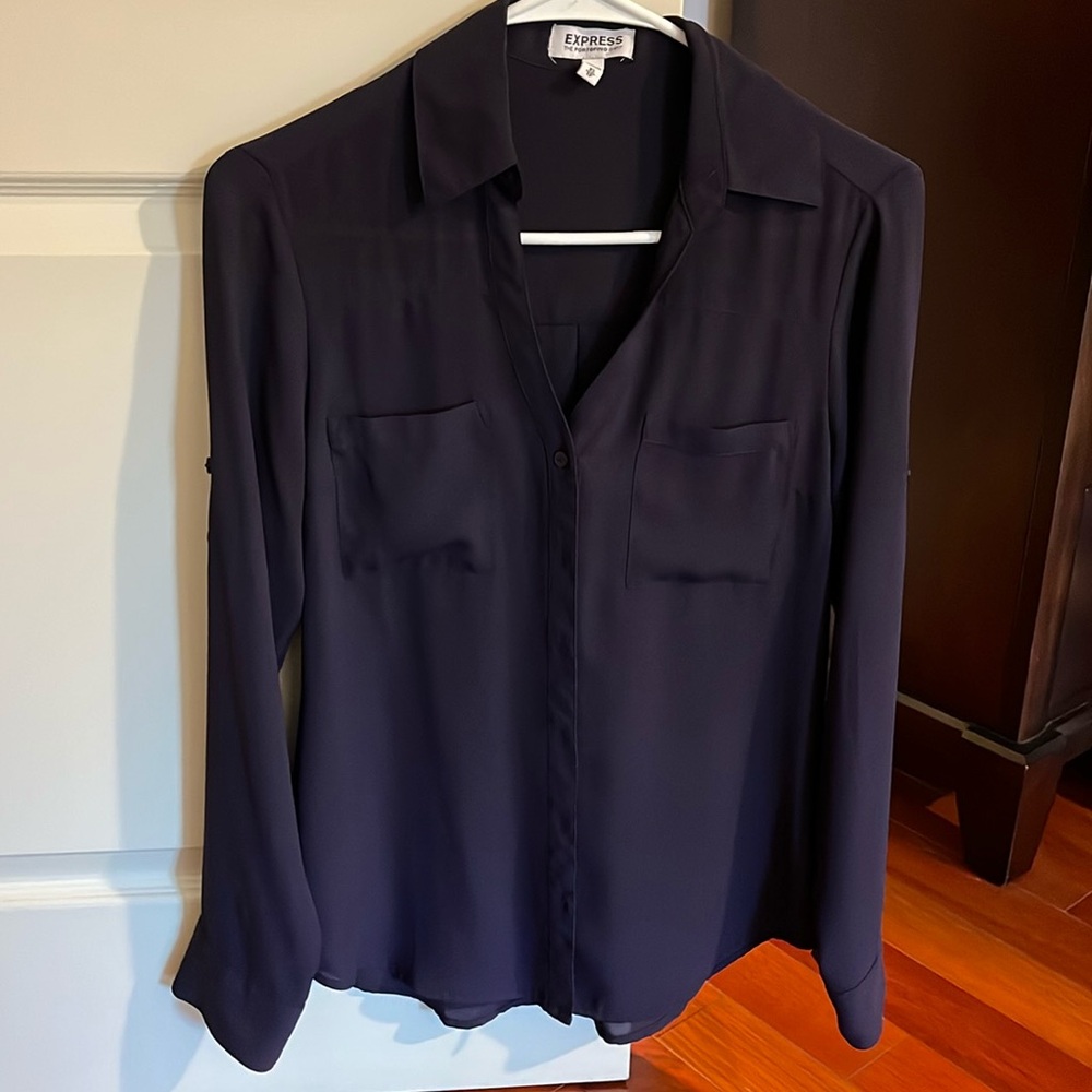 Express Portfolio Shirt (Purple) XS